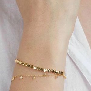 Gorjana 18k gold plated Chloe mini bracelet